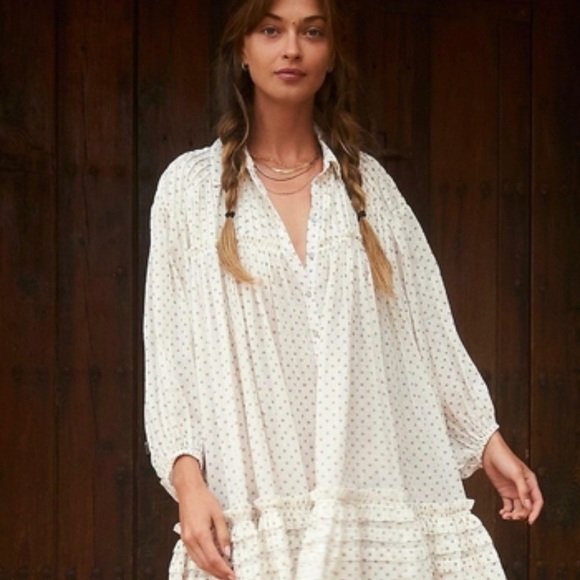 NWT FREE PEOPLE Full Swing Tunic Dress - Picture 3 of 5